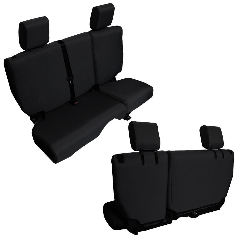 Jeep JKU Seat Covers Rear Split Bench 08-10 Wrangler JKU Baseline Performance Bartact-1