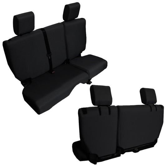 Jeep JK 4 Door Seat Covers Rear Split Bench 13-17 Wrangler JK 4 Door Baseline Performance Bartact-1