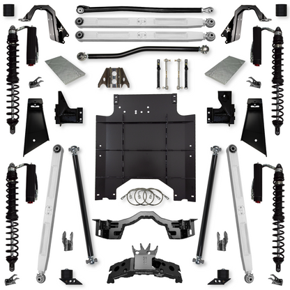 4.5 Inch Rockzilla Suspension System w/ Fast CD Adjuster Coilovers For Jeep Wrangler JKU Rock Krawler