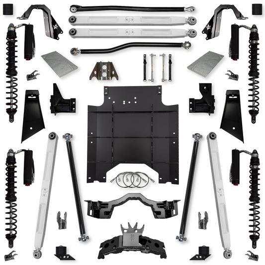 4.5 Inch Rockzilla Suspension System w/ Fast CD Adjuster Coilovers For Jeep Wrangler JKU Rock Krawler