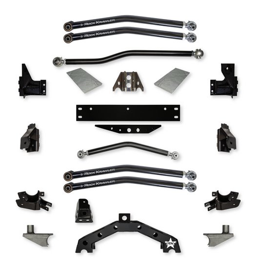 X-Factor X2 Long-Arm Upgrade w/ 6 Inch Rear Stretch For Jeep JK Rock Krawler
