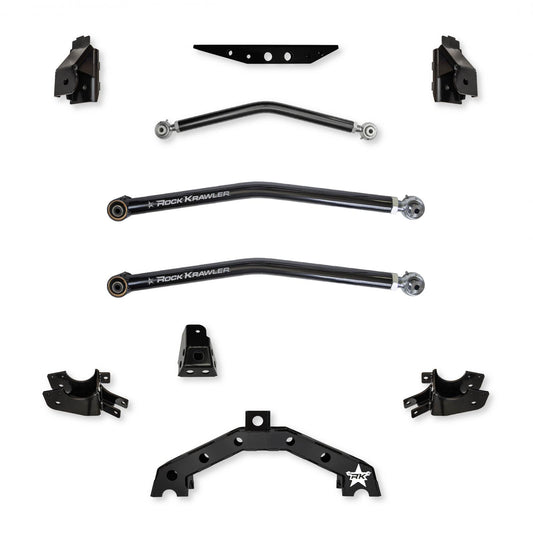 X-Factor X2 Rear Long-Arm 3 Link Upgrade For Jeep Wrangler JK/JKU Rock Krawler