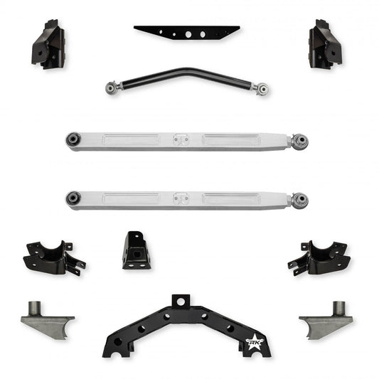 X-Factor X2 Pro Elite Rear Long-Arm w/ 6 Inch Rear Stretch Upgrade For Jeep Wrangler JK/JKU Rock Krawler