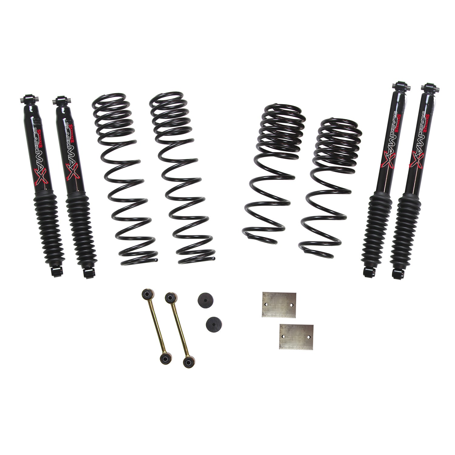 Jeep JL Jeep JL Diesel 1.5 Inch Dual Rate Long Travel Suspension Lift W/Black MAX Shocks 2020 Wrangler JL Skyjacker-1