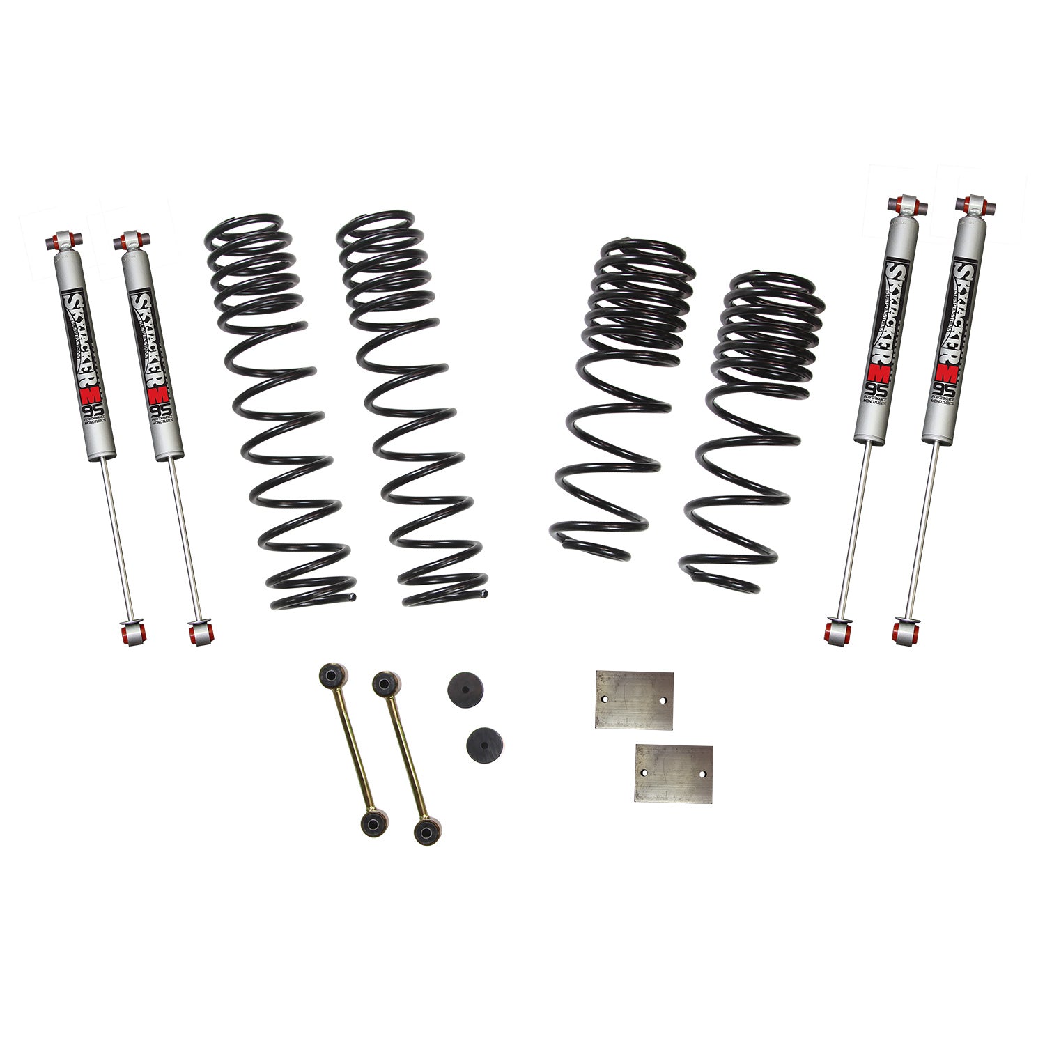 Jeep JL Diesel 1.5 Inch Dual Rate Long Travel Suspension Lift W/M95 Monotube 9500 2020 Wrangler JL Skyjacker