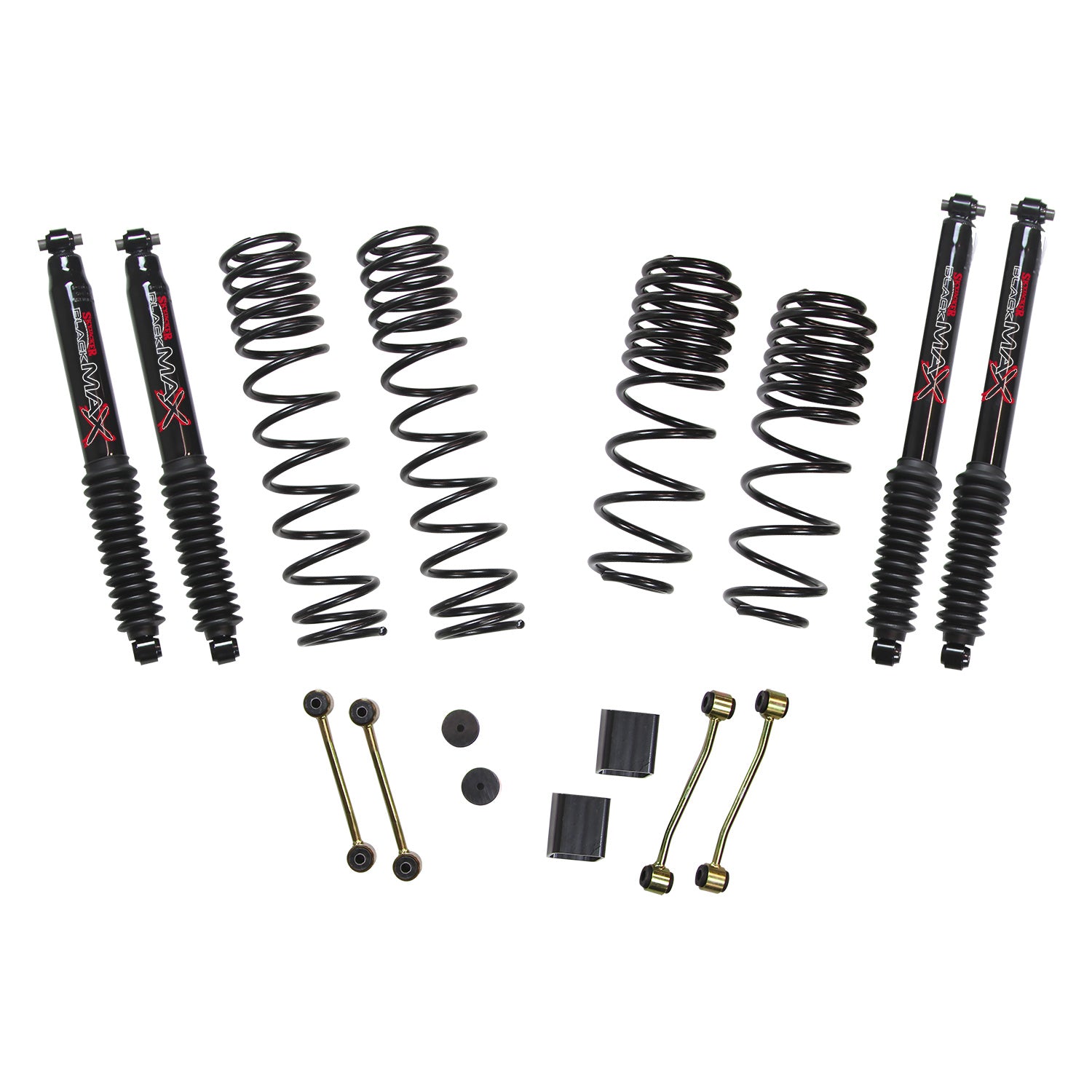 Jeep JL Diesel 2.5 Inch Dual Rate Long Travel Suspension Lift W/Black MAX Shocks 2020 Wrangler JL Skyjacker-1