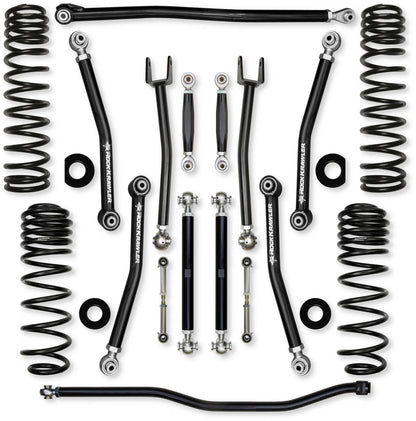2.5 Inch X-Factor No Limits Mid-Arm Suspension System for Jeep Wrangler JLU 392 Models Rock Krawler-2