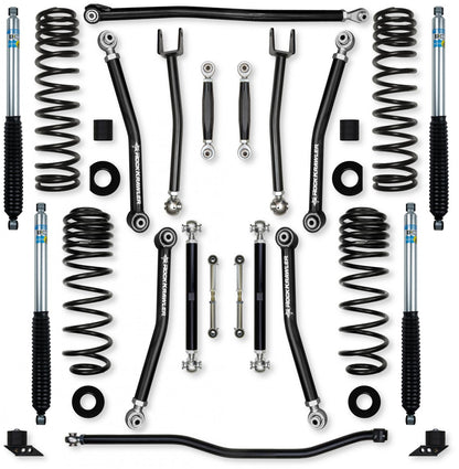 2.5 Inch X-Factor No Limits Mid-Arm Suspension System for Jeep Wrangler JLU 392 Models Rock Krawler-1