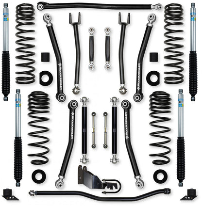 2.5 Inch X-Factor No Limits Mid-Arm Suspension System for Jeep Wrangler JLU Gas Models Rock Krawler-1