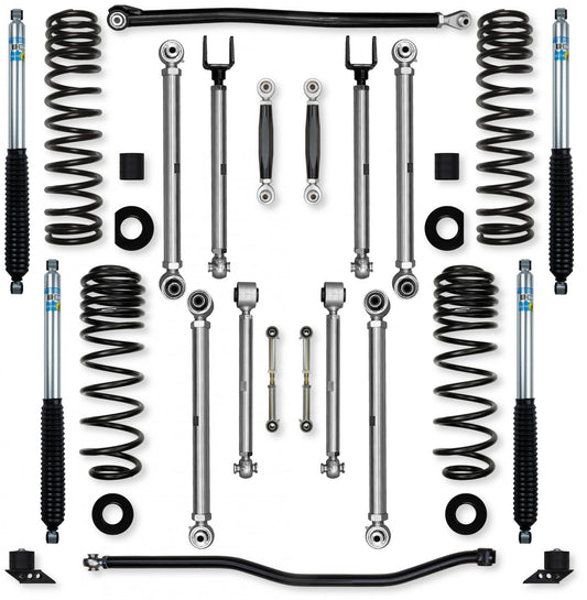2.5 Inch X-Factor PRO No Limits Mid-Arm Suspension System for Jeep Wrangler JLU 392 Models Rock Krawler-1