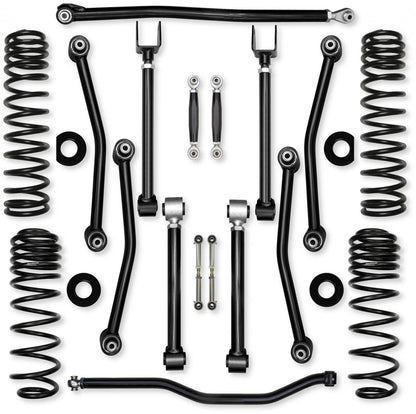 2.5 Inch Ultimate Adventure No Limits Mid-Arm Suspension System for Jeep Wrangler JLU 392 Models Rock Krawler-2