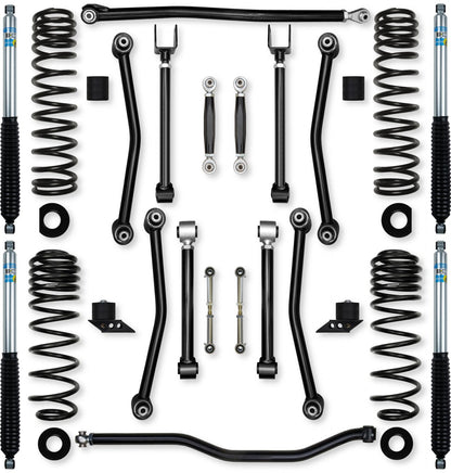 2.5 Inch Ultimate Adventure No Limits Mid-Arm Suspension System for Jeep Wrangler JLU 392 Models Rock Krawler-1