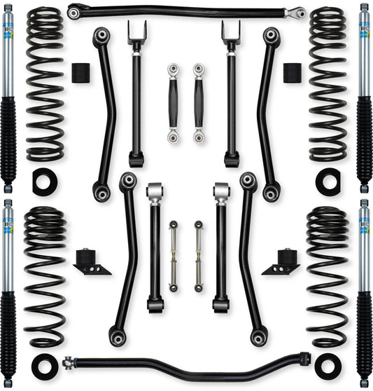 2.5 Inch Ultimate Adventure No Limits Mid-Arm Suspension System for Jeep Wrangler JLU 392 Models Rock Krawler-1