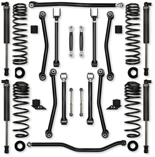 2.5 Inch Ultimate Adventure No Limits Mid-Arm Suspension System for Jeep Wrangler JLU 392 Models Rock Krawler