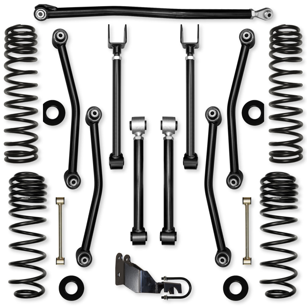 2.5 Inch Ultimate Adventure Mid-Arm Suspension System for Jeep Wrangler JLU Gas Models Rock Krawler-2
