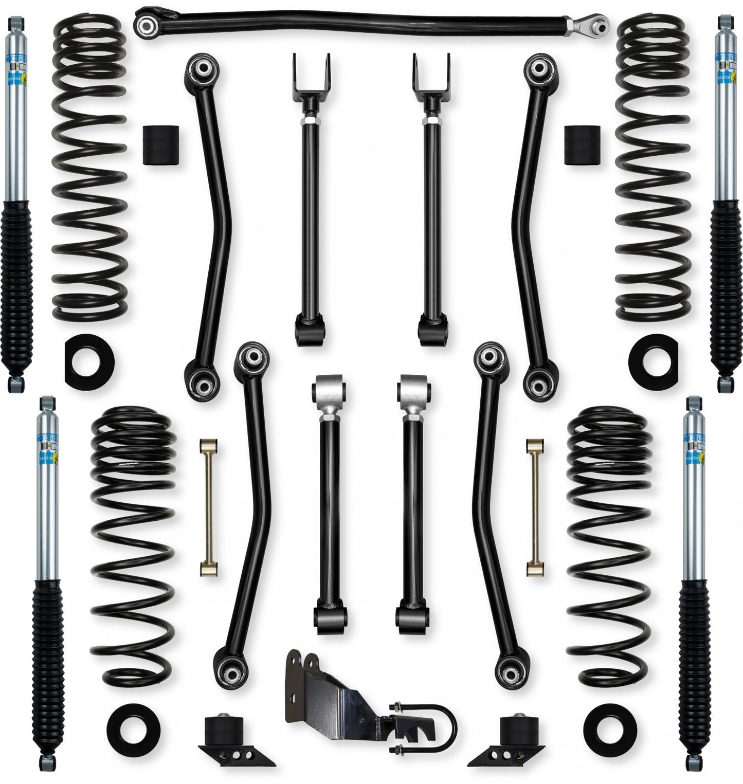 2.5 Inch Ultimate Adventure Mid-Arm Suspension System for Jeep Wrangler JLU Gas Models Rock Krawler-1