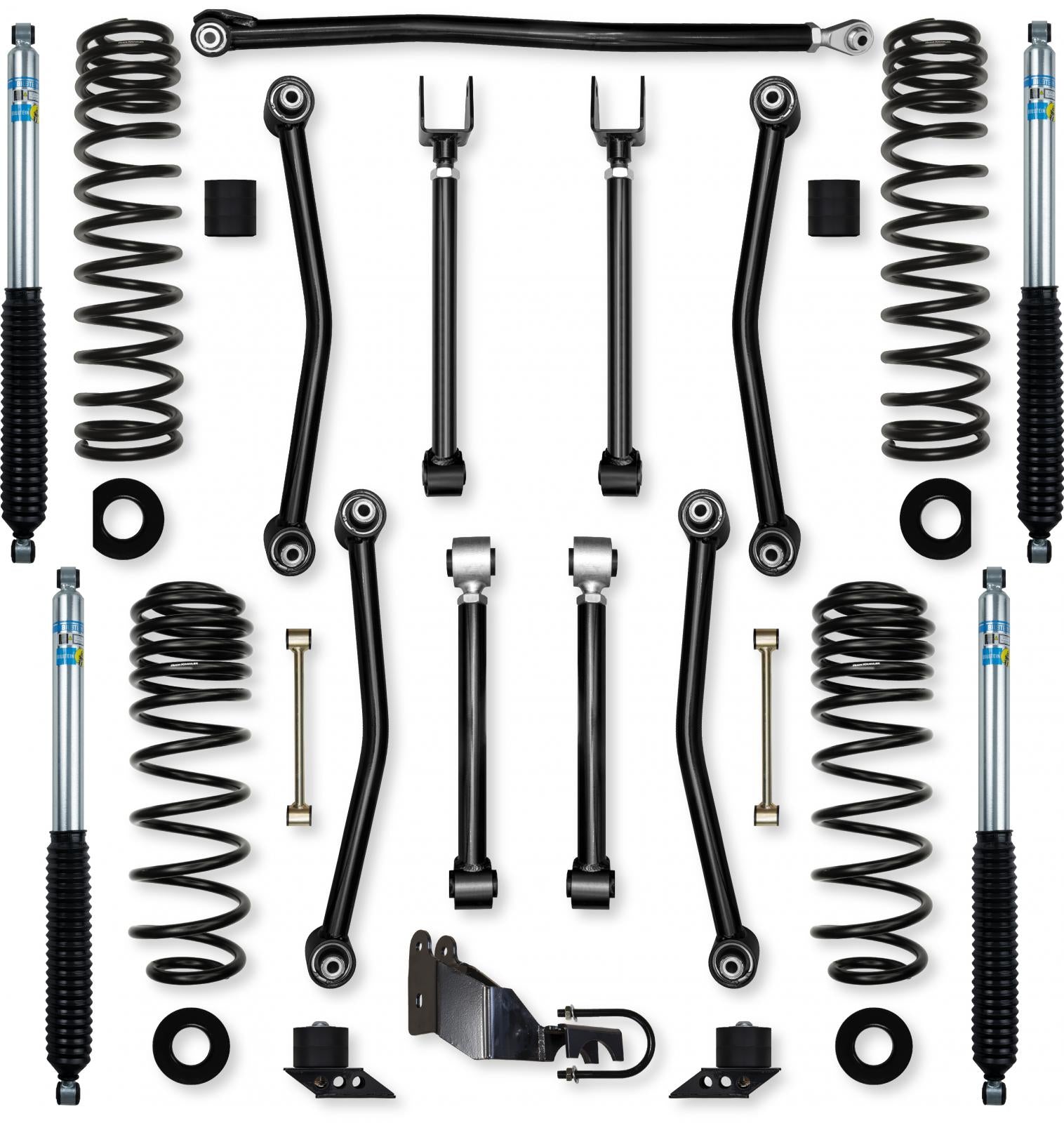 2.5 Inch Ultimate Adventure Mid-Arm Suspension System for Jeep Wrangler JLU Gas Models Rock Krawler-1