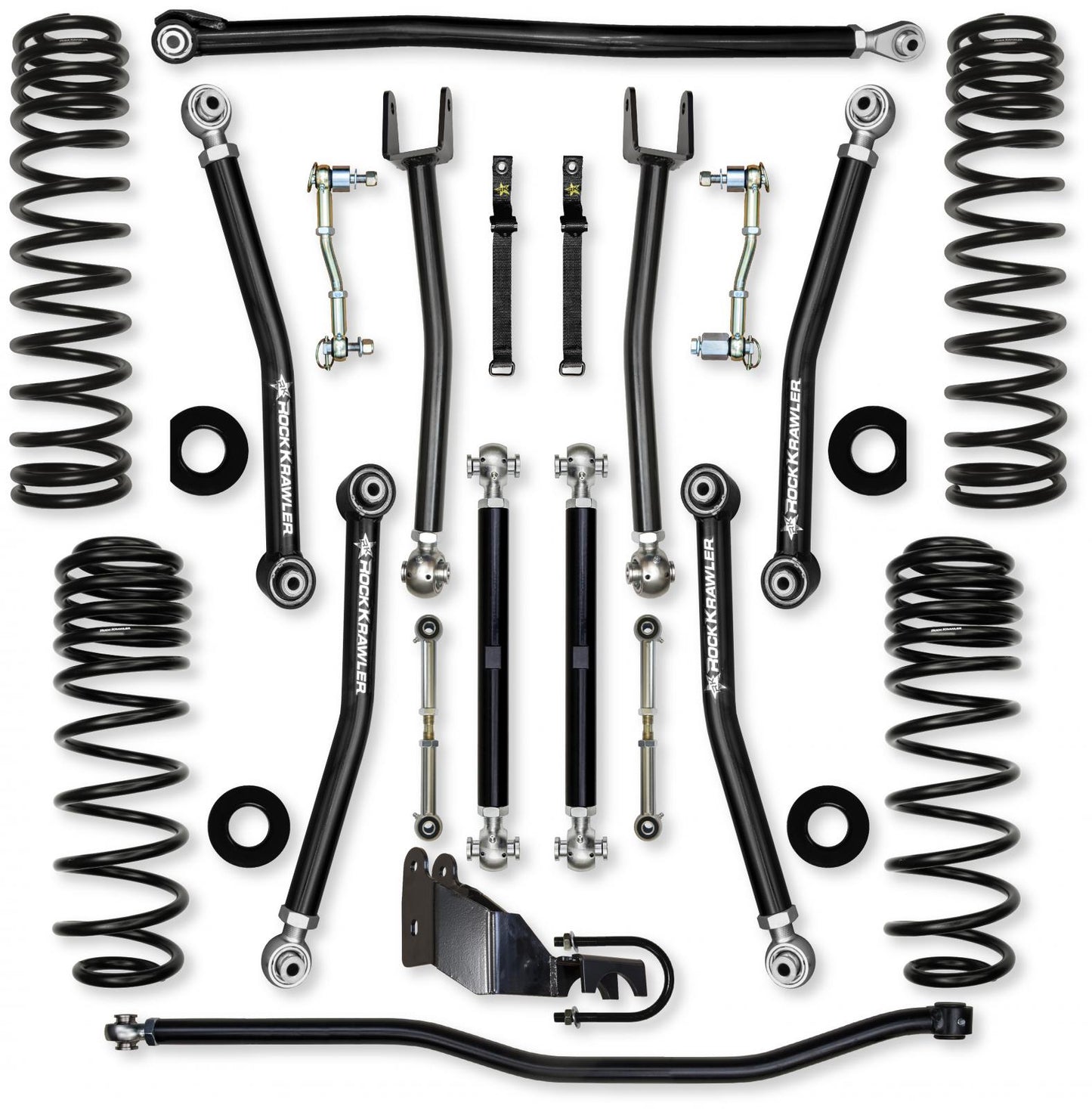 2.5 Inch X-Factor Mid-Arm Suspension System for Jeep Wrangler JLU Gas Models Rock Krawler-2