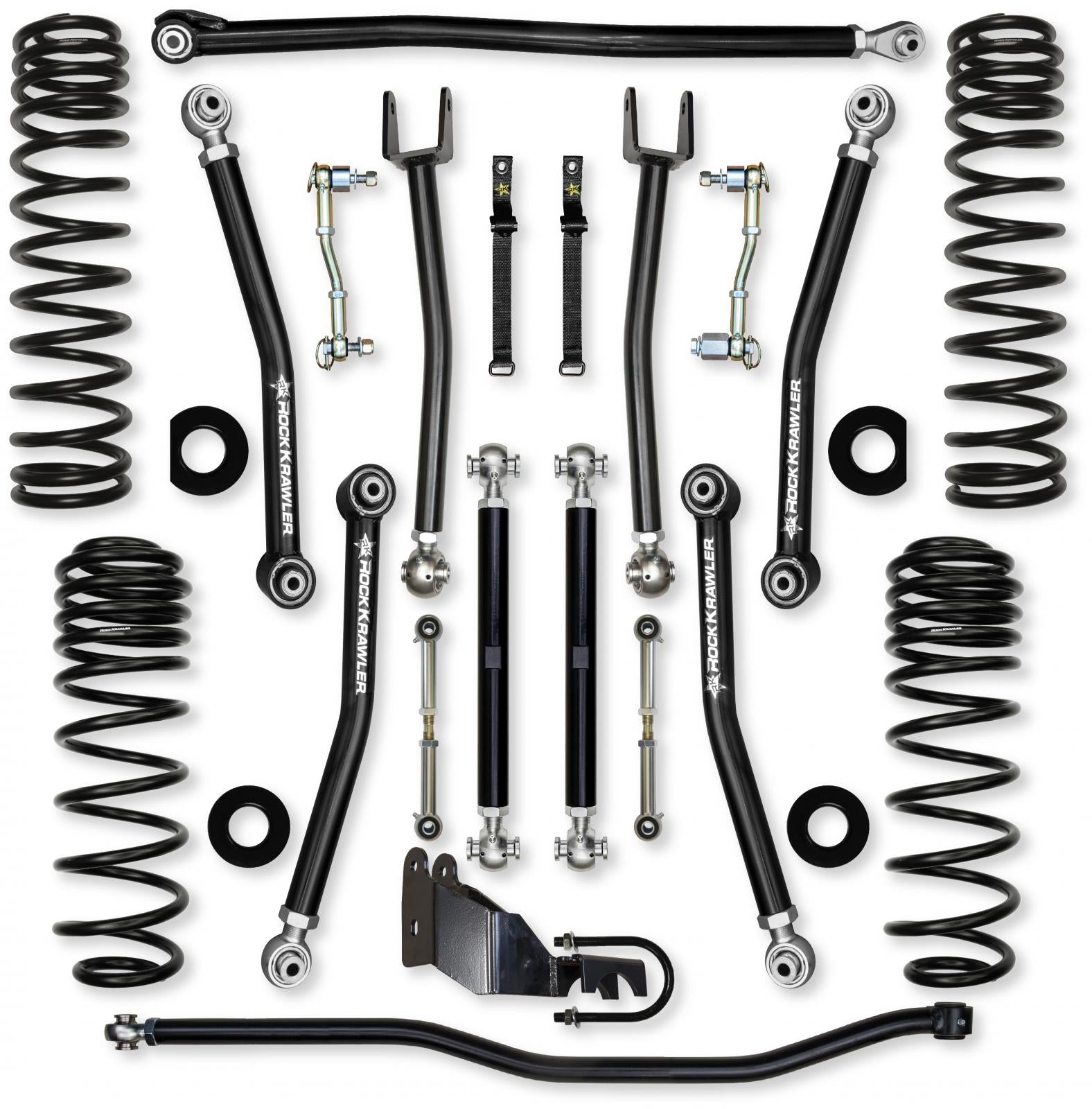 2.5 Inch X-Factor Mid-Arm Suspension System for Jeep Wrangler JLU Gas Models Rock Krawler-2