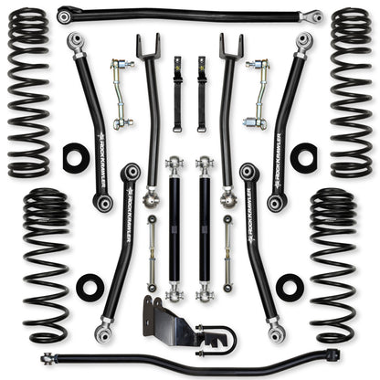 2.5 Inch X-Factor Mid-Arm Suspension System for Jeep Wrangler JLU Diesel Models Rock Krawler-2