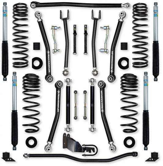 2.5 Inch X-Factor Mid-Arm Suspension System for Jeep Wrangler JLU 4XE Models Rock Krawler-1