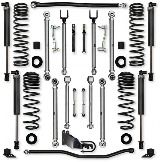 2.5 Inch X-Factor PRO Mid-Arm Suspension System for Jeep Wrangler JL Gas Models Rock Krawler