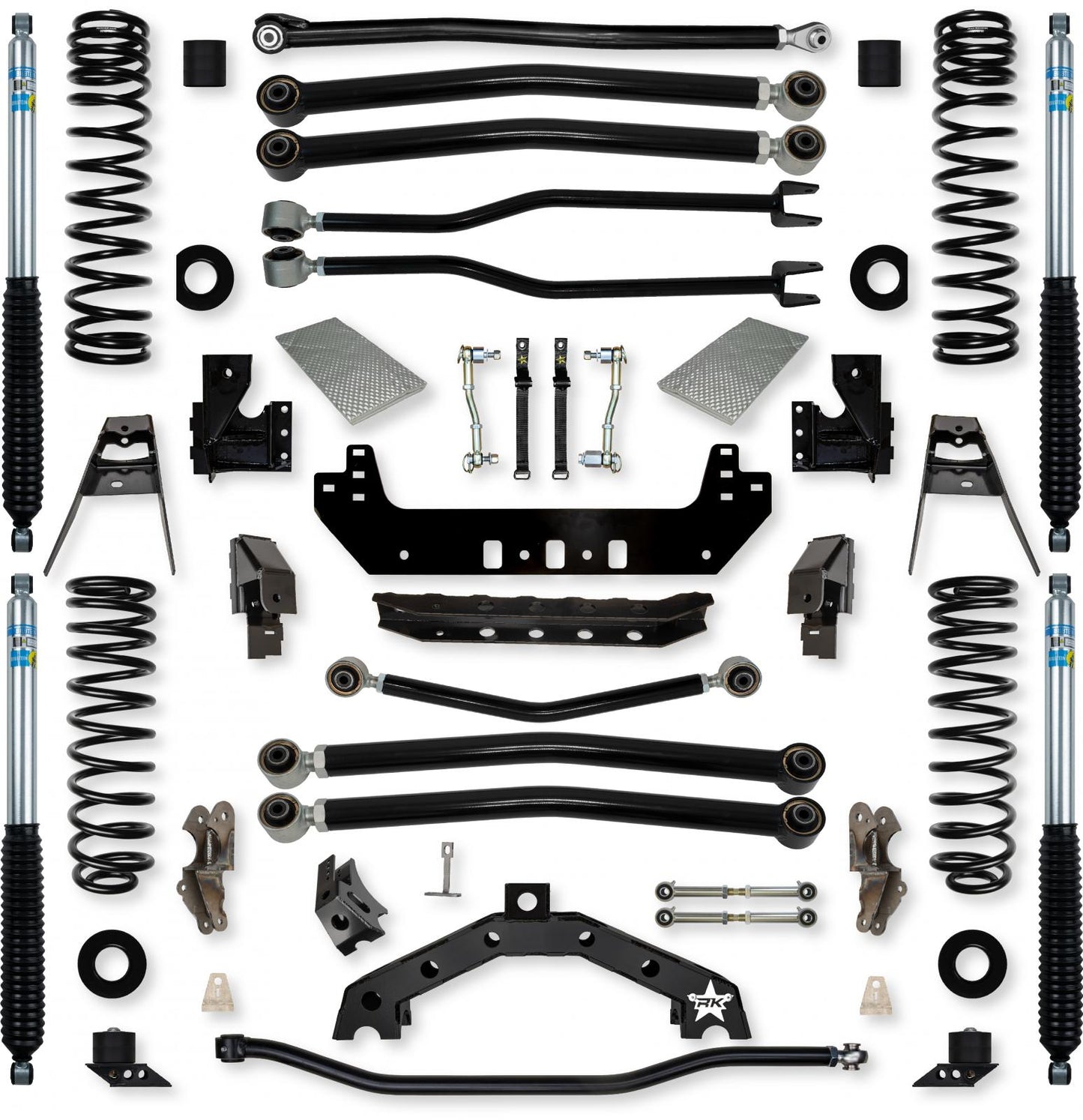 3.5 Inch Adventure X2 Long-Arm Suspension System for Jeep Wrangler JL Gas Models Rock Krawler-1