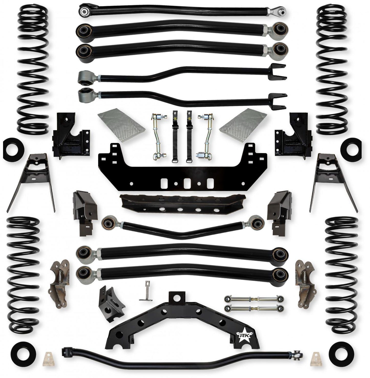 3.5 Inch Adventure X2 Long-Arm Suspension System for Jeep Wrangler JLU Gas Models Rock Krawler-2