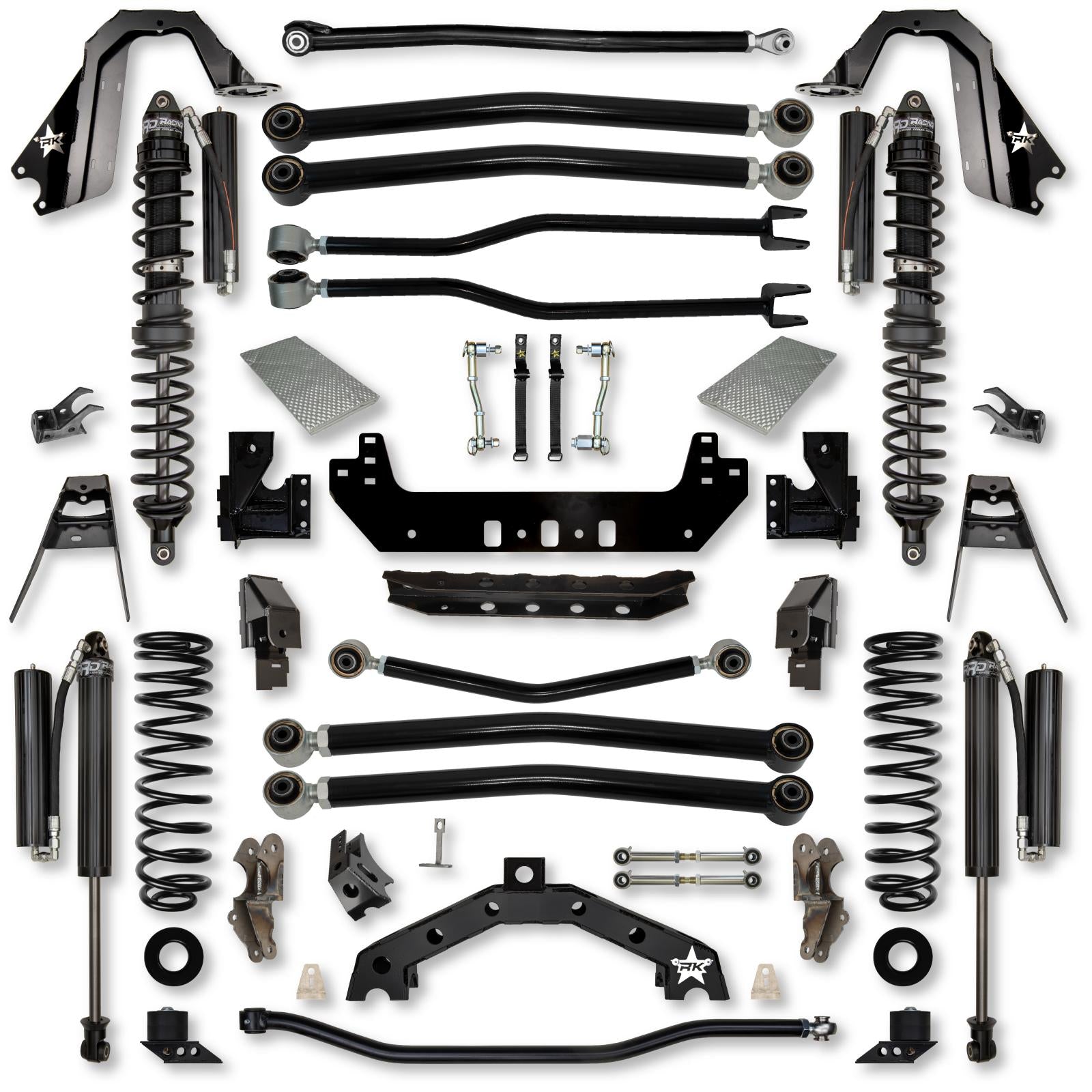 3.5 Inch Adventure X2 Coilover Long-Arm Suspension System for Jeep Wrangler JLU Diesel Models Comp Stage 1 Comp Stage 1 Rock Krawler