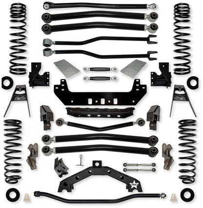 3.5 Inch Adventure X2 No Limits Long-Arm Suspension System for Jeep Wrangler JL Gas Models Rock Krawler-2
