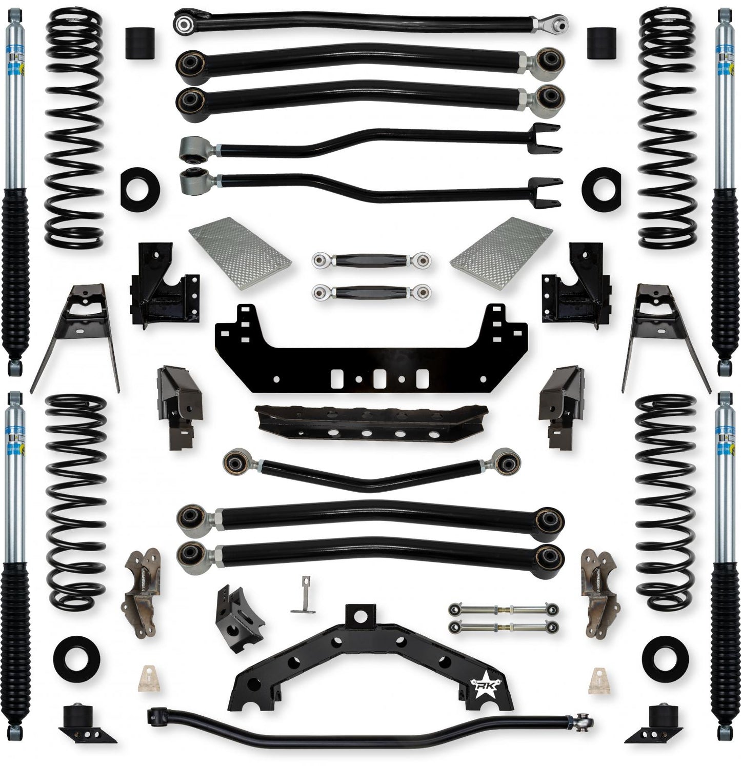 3.5 Inch Adventure X2 No Limits Long-Arm Suspension System for Jeep Wrangler JLU 392 Models Rock Krawler-1