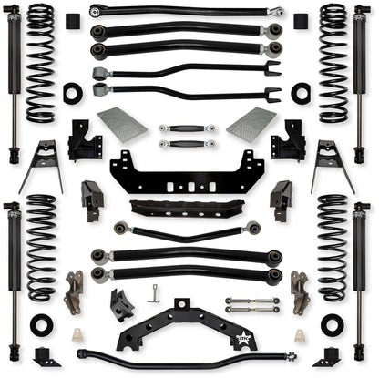 3.5 Inch Adventure X2 No Limits Long-Arm Suspension System for Jeep Wrangler JLU 392 Models Rock Krawler