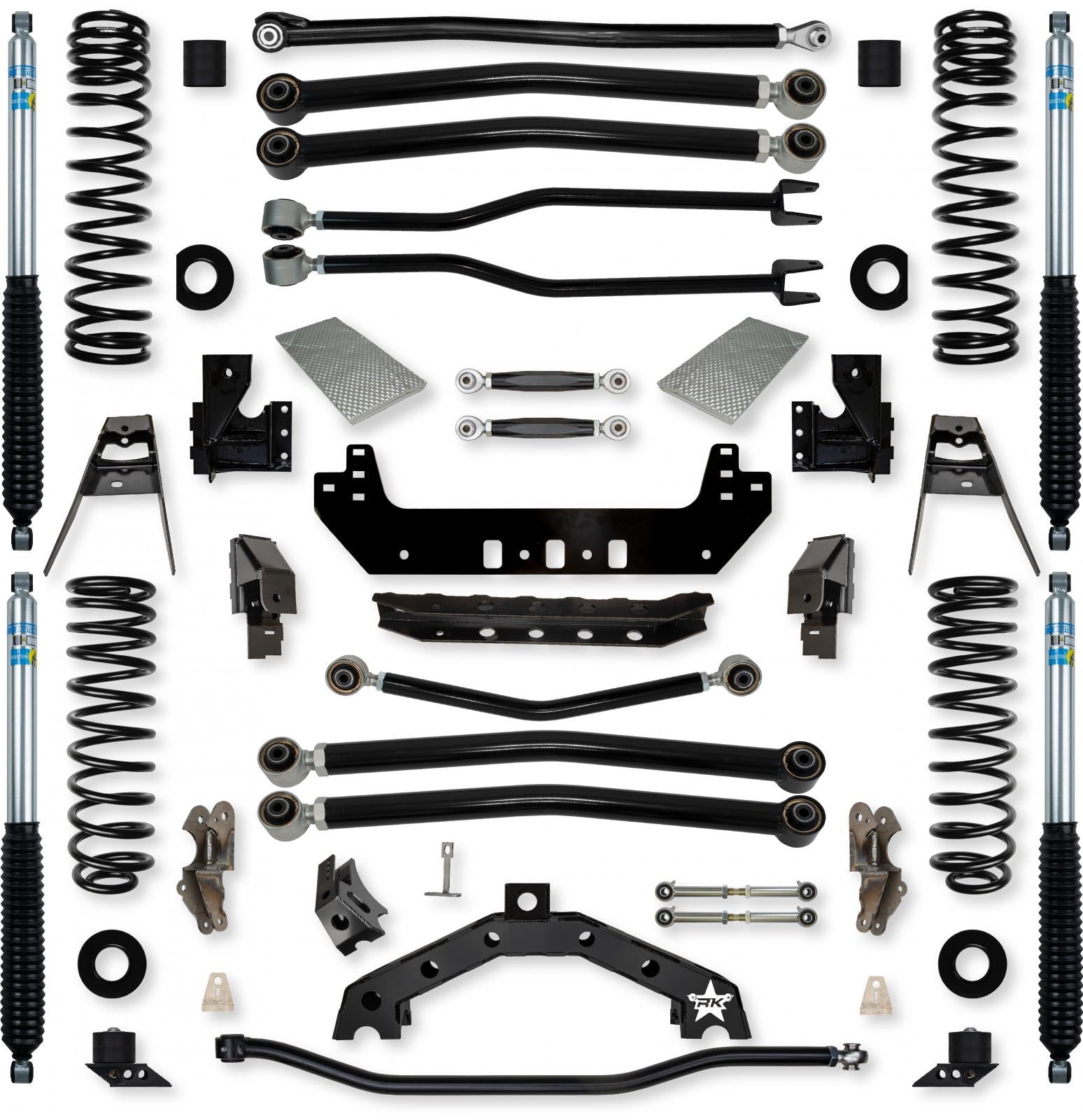 3.5 Inch Adventure X2 No Limits Long-Arm Suspension System for Jeep Wrangler JLU Gas Models Rock Krawler-1