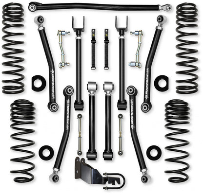 Jeep Wrangler JLU 3.5 Inch Adventure X 4XE Mid-arm System Rock Krawler-2
