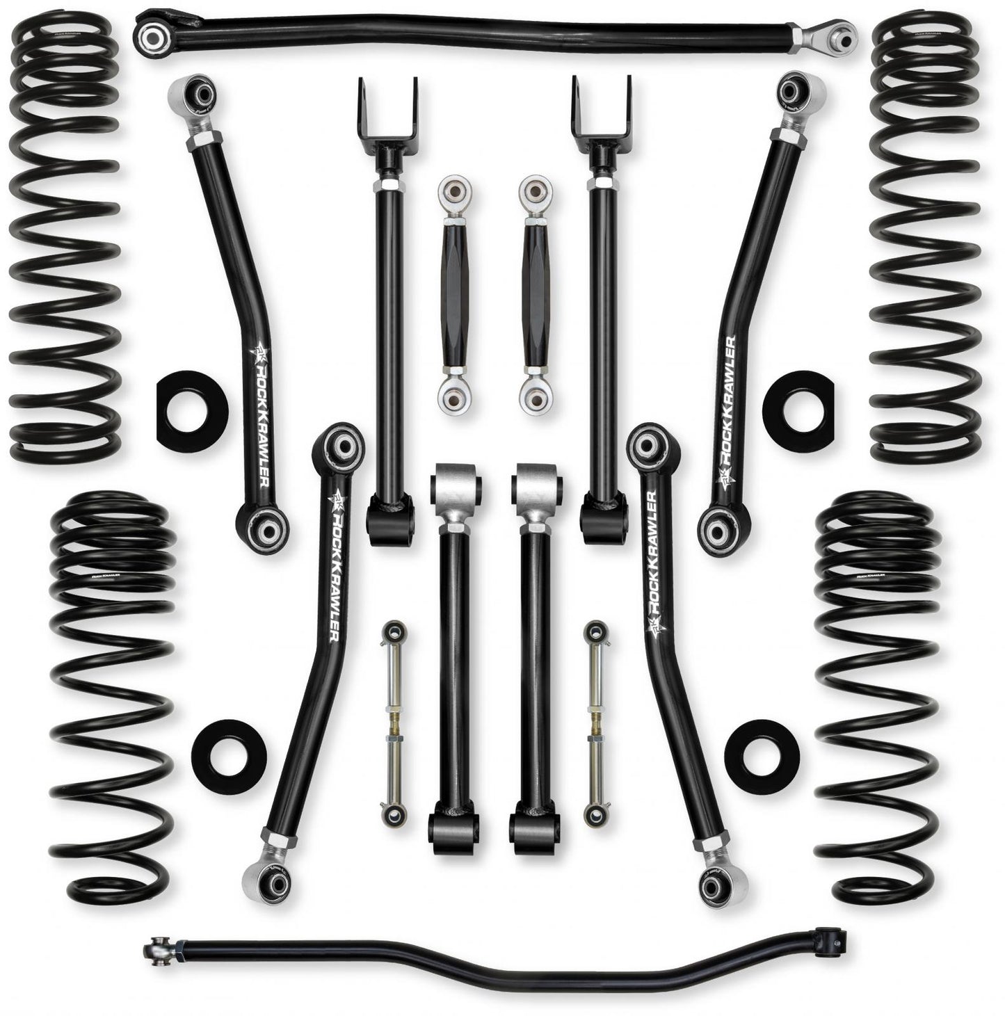 3.5 Inch Adventure X No Limits Mid-Arm Suspension System for Jeep Wrangler JLU 392 Models Rock Krawler-2