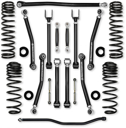 3.5 Inch Adventure X No Limits Mid-Arm Suspension System for Jeep Wrangler JLU 392 Models Rock Krawler-2