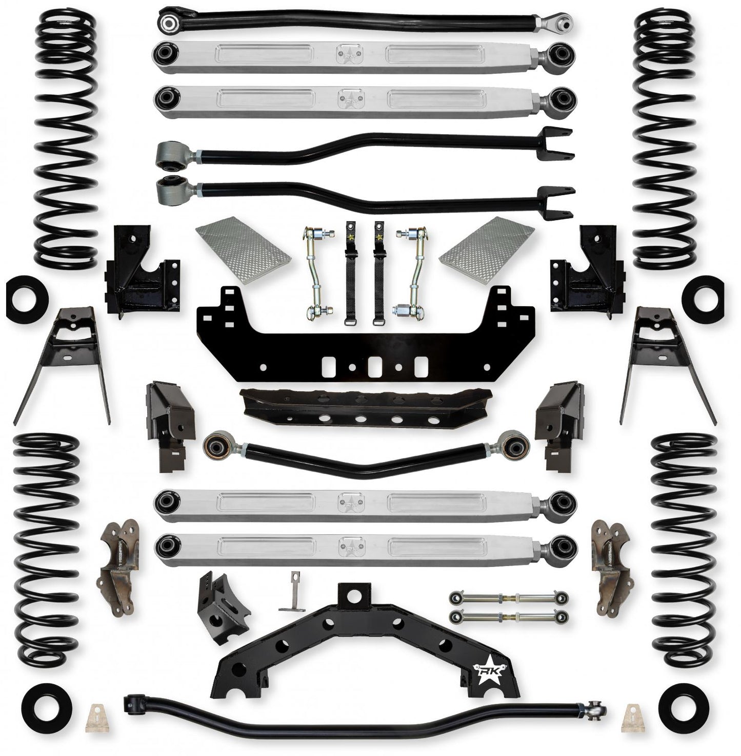 3.5 Inch Adventure X2 Pro Elite Long-Arm Suspension System for Jeep Wrangler JL Gas Models Rock Krawler-2