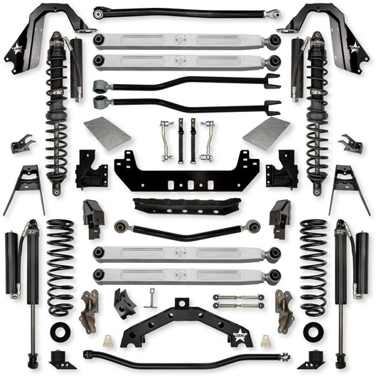 3.5 Inch Adventure X2 Pro Elite Coilover Long-Arm Suspension System for Jeep Wrangler JLU Diesel Models Comp Stage 1 Rock Krawler