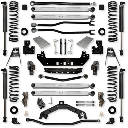 3.5 Inch Adventure X2 Pro Elite Long-Arm Suspension System for Jeep Wrangler JLU Gas Models Rock Krawler
