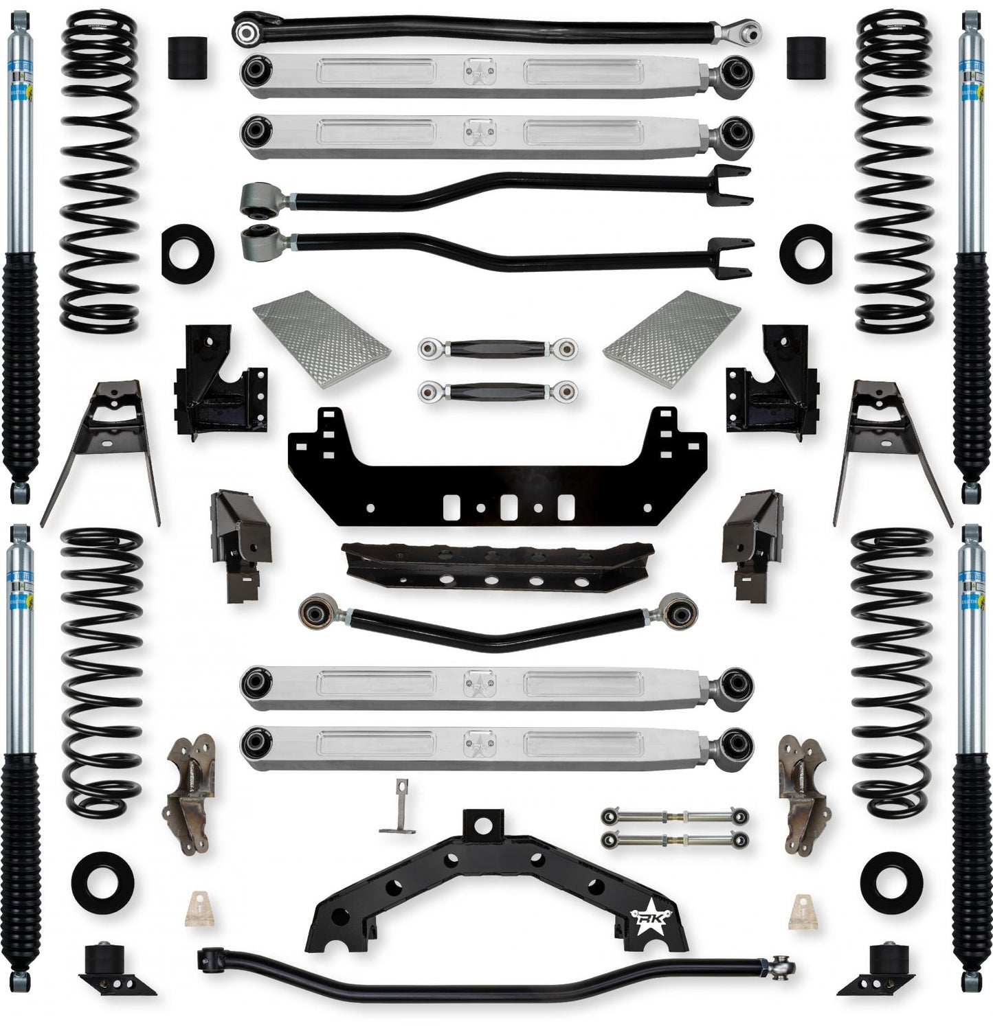 3.5 Inch Adventure X2 Pro Elite Long-Arm Suspension System for Jeep Wrangler JLU 392 Models Rock Krawler-1