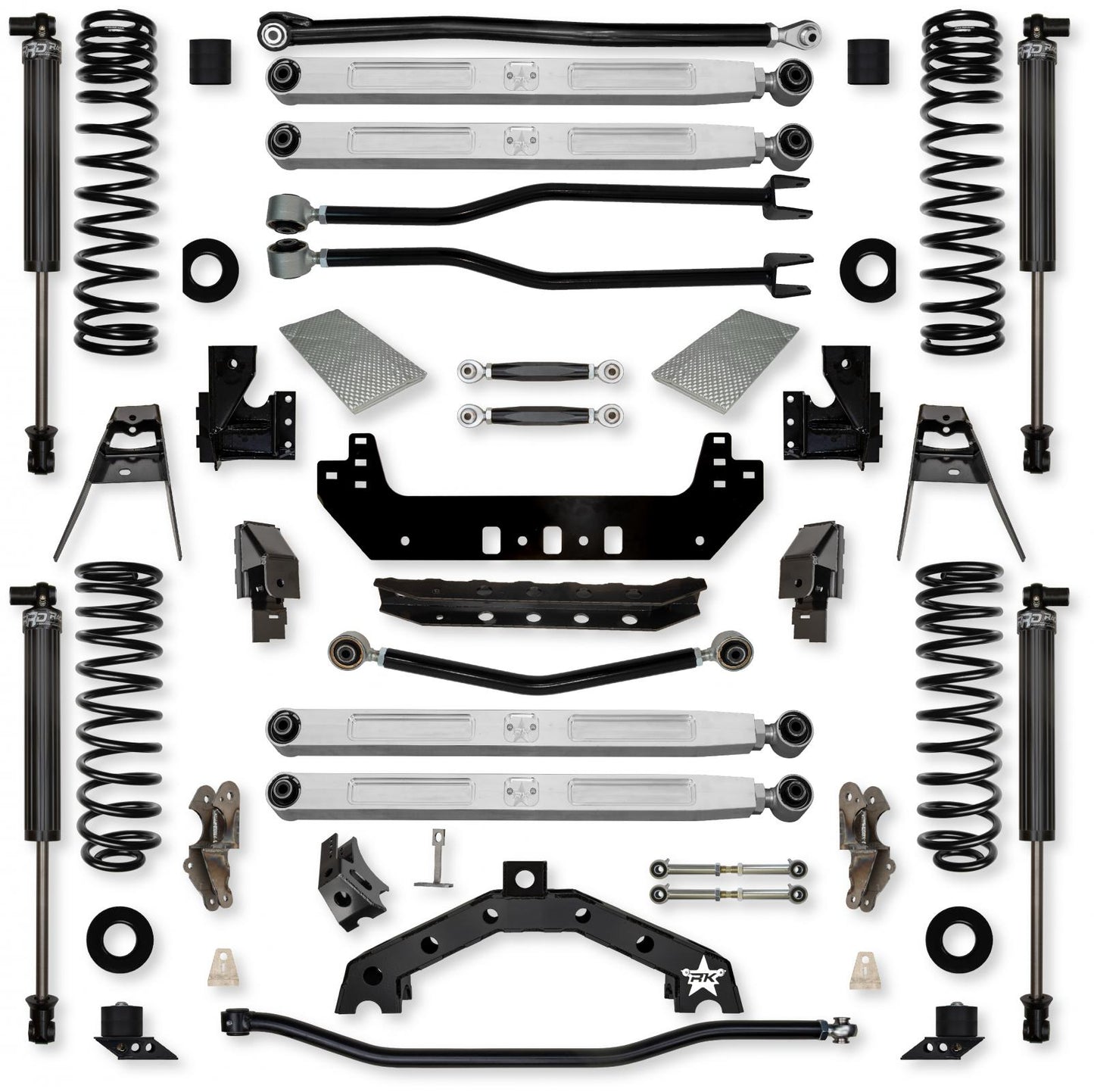 3.5 Inch Adventure X2 Pro Elite Long-Arm Suspension System for Jeep Wrangler JLU 392 Models Rock Krawler