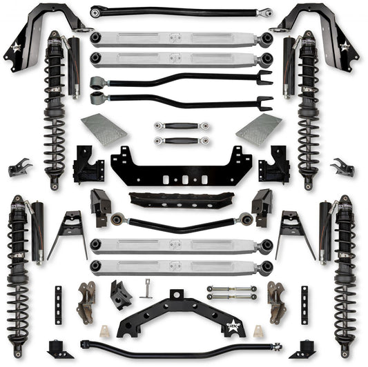 3.5 Inch Adventure X2 Pro Elite Coilover No Limits Long-Arm Suspension System for Jeep Wrangler JLU 392 Models Trail Runner System Stage 1 Rock Krawler