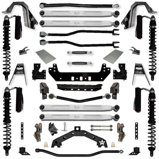 3.5 Inch Adventure X2 Pro Elite Coilover No Limits Long-Arm Suspension System for Jeep Wrangler JLU 392 Models Trail Runner System Stage 2 Rock Krawler