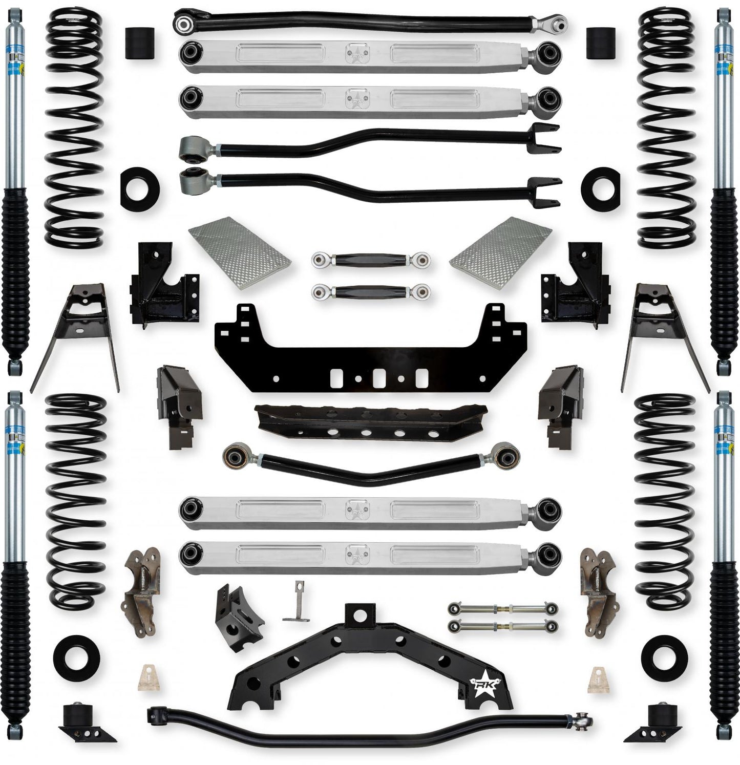 3.5 Inch Adventure X2 Pro Elite No Limits Long-Arm Suspension System for Jeep Wrangler JLU Gas Models Rock Krawler-1