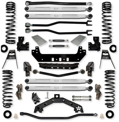 3.5 Inch Adventure X2 Pro Elite No Limits Long-Arm Suspension System for Jeep Wrangler JLU Diesel Models Rock Krawler-2