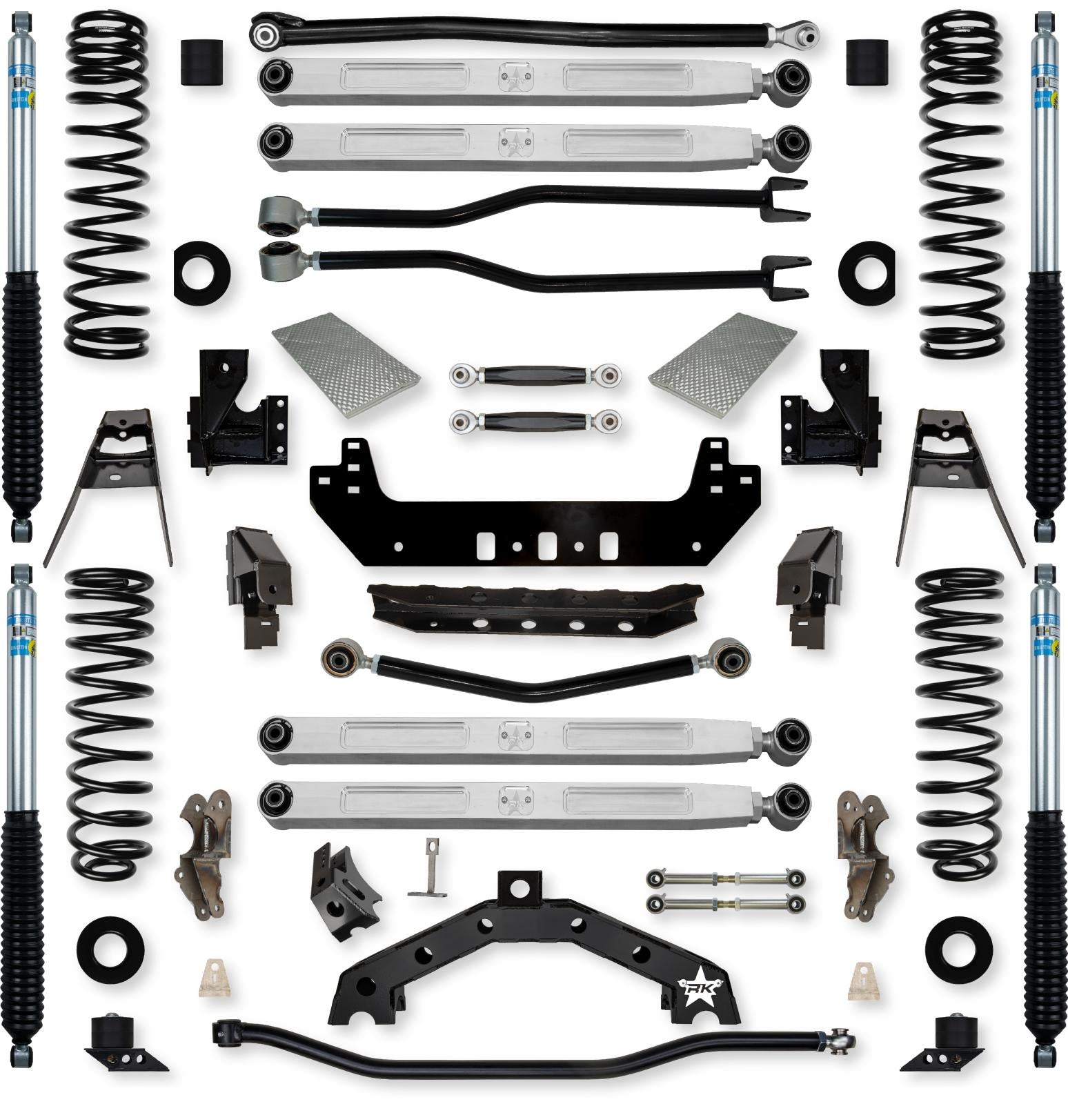 3.5 Inch Adventure X2 Pro Elite No Limits Long-Arm Suspension System for Jeep Wrangler JLU Diesel Models Rock Krawler-1
