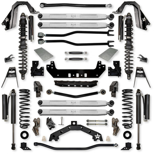 3.5 Inch Adventure X2 Pro Elite Coilover No Limits Long-Arm Suspension System for Jeep Wrangler JLU Diesel Models Comp Stage 1 Rock Krawler