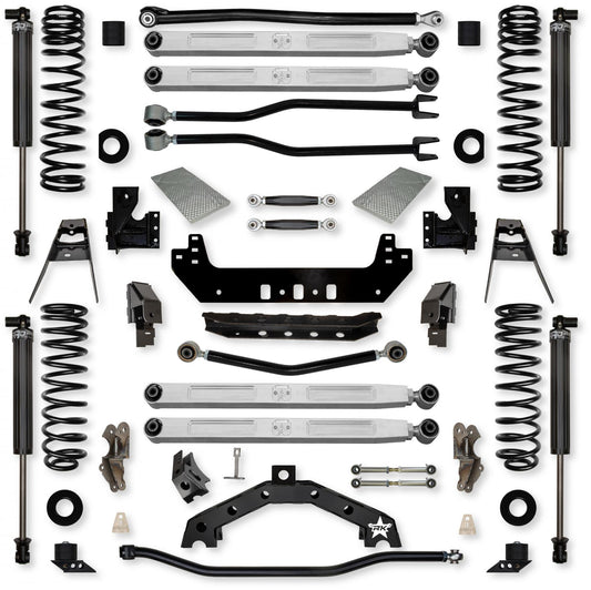 3.5 Inch Adventure X2 Pro Elite No Limits Long-Arm Suspension System for Jeep Wrangler JLU Gas Models Rock Krawler