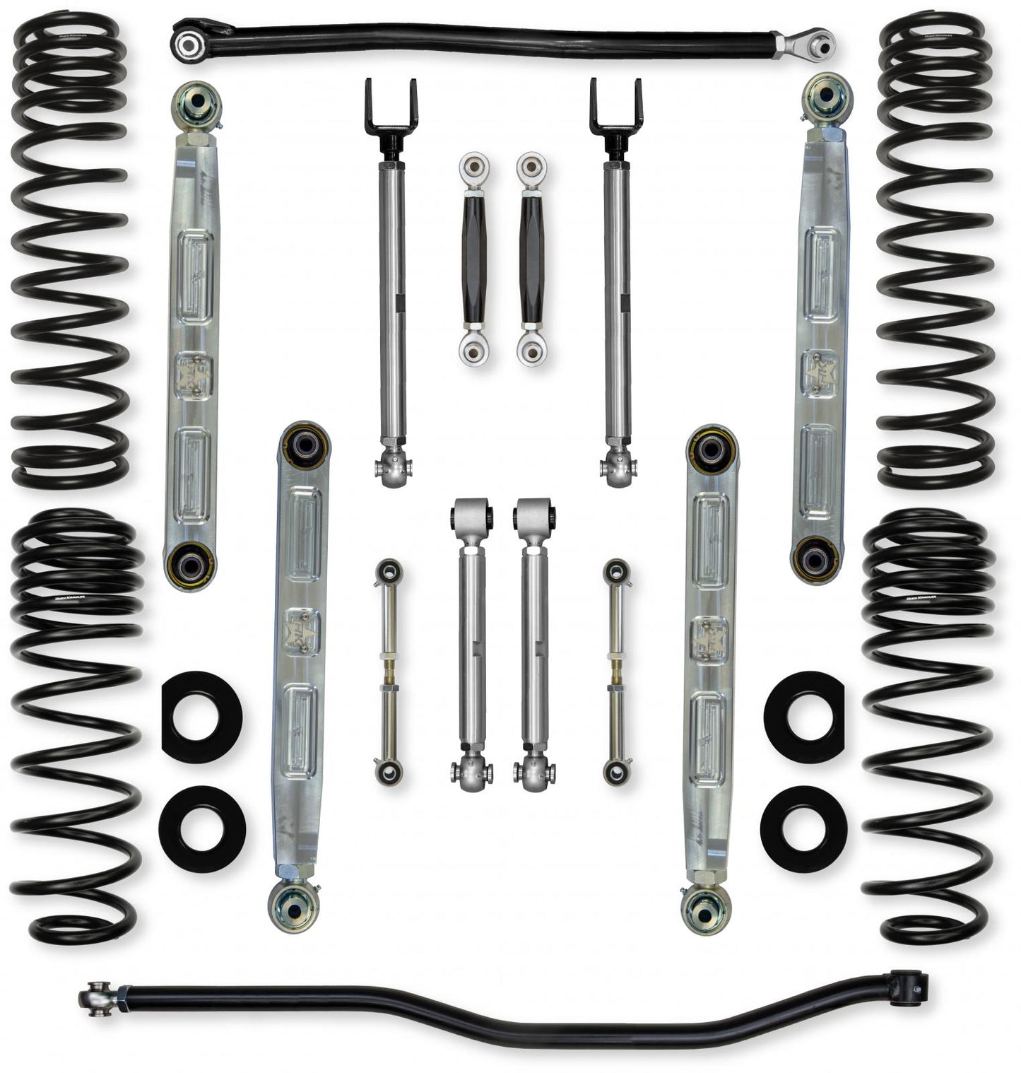 3.5 Inch X-Factor Pro Elite No Limits Mid-Arm Suspension System for Jeep Wrangler JLU 392 Hemi Models Rock Krawler-2