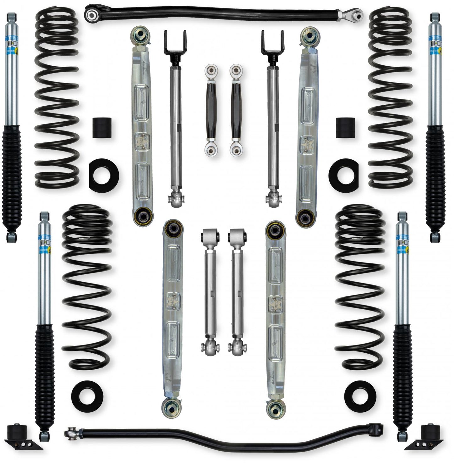 3.5 Inch X-Factor Pro Elite No Limits Mid-Arm Suspension System for Jeep Wrangler JLU 392 Hemi Models Rock Krawler-1